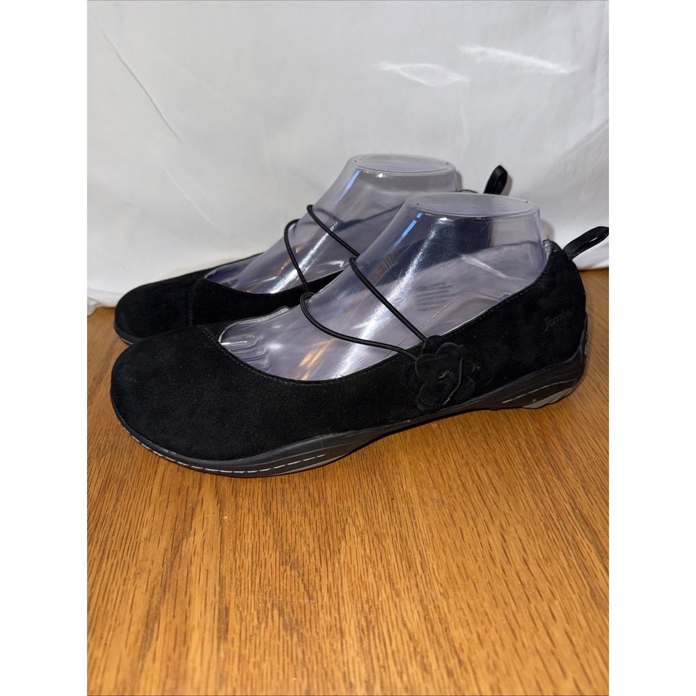 Jambu Black Suede Flats